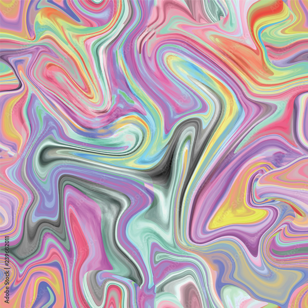 Marble seamless pattern in neon brightful colors.