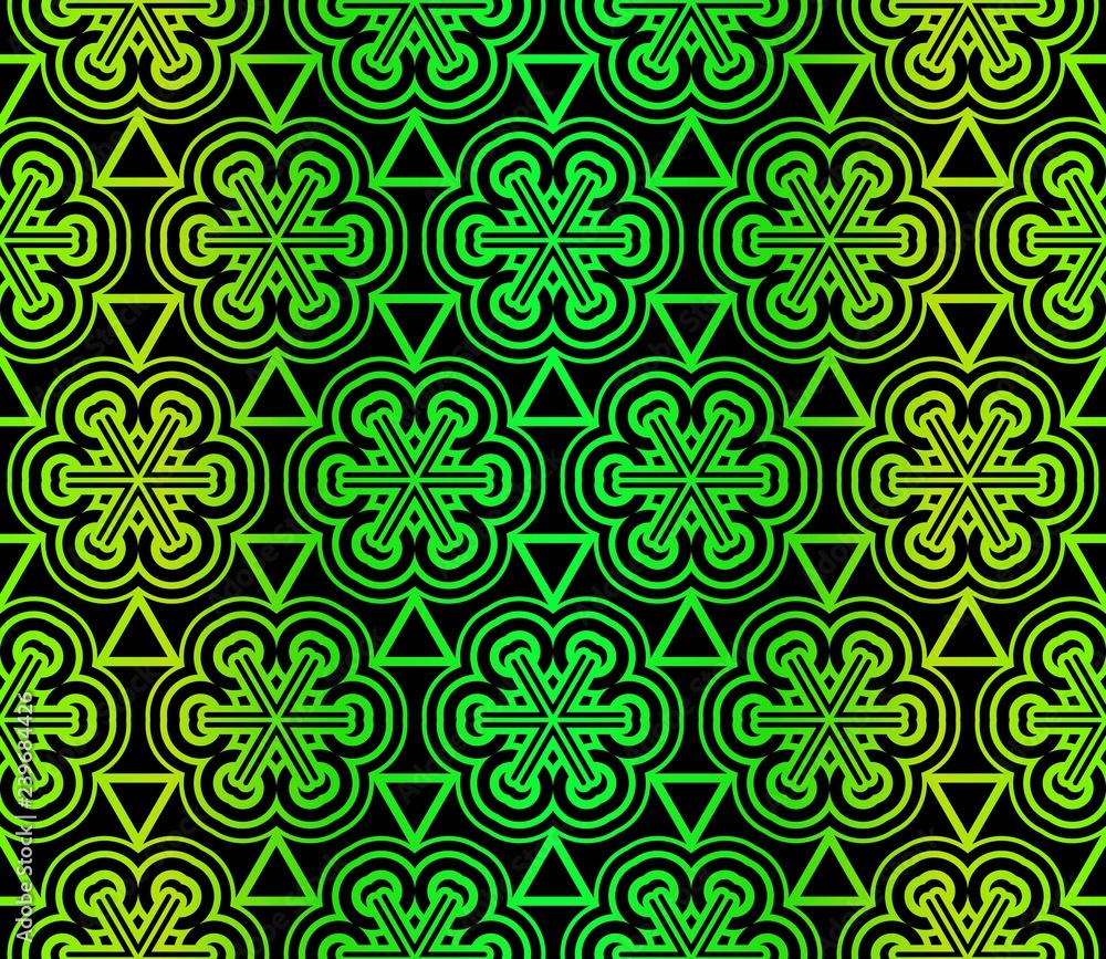 Design Of A Geometric Pattern. Vector. Repeating Sample Figure And Line. For Fashion Interiors Design, Wallpaper, Textile Industry Design Of A Geometric Pattern. Vector. Repeating Sample Figure And Line. For Fashion Interiors Design, Wallpaper, Textile Industry
