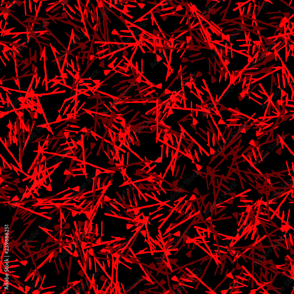 Abstract neon black background with different lines in bright red color Abstract neon black background with different lines in bright red color