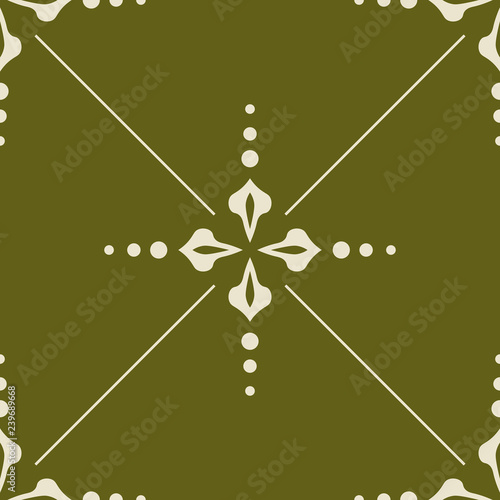 abstract floral seamless pattern with flowers, netting and leaves