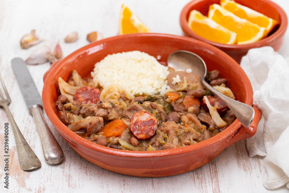 typical portuguese dish Feijoada a transmontana typical portuguese dish Feijoada a transmontana