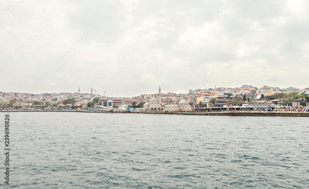 bosporus bay cityscape