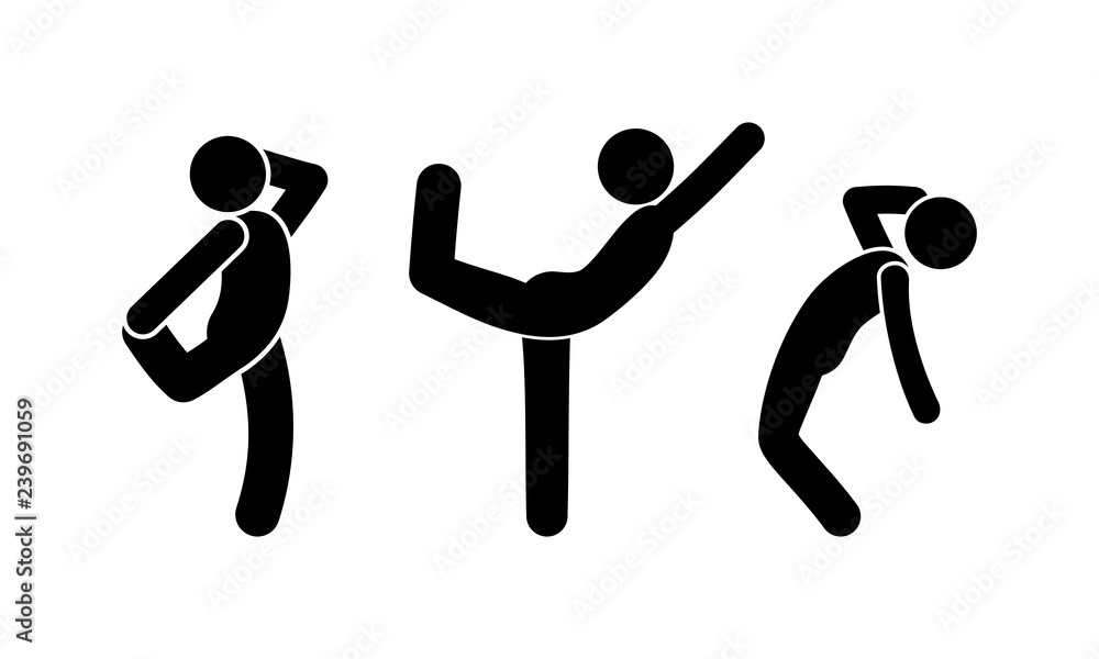 man dancing stick figure icon pictogram people man dancing stick figure icon pictogram people
