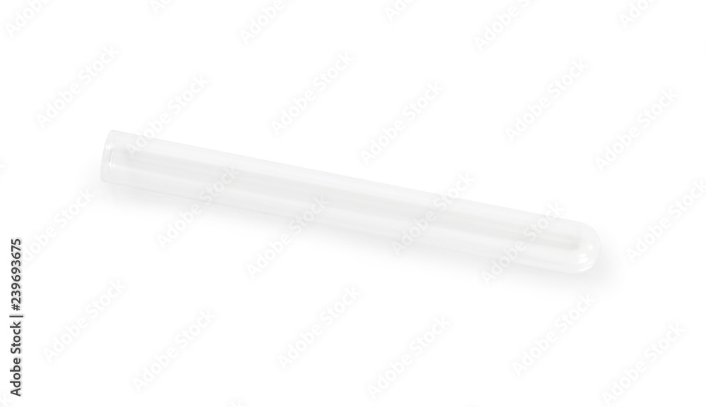 Laboratory test-tube isolated on white Laboratory test-tube isolated on white