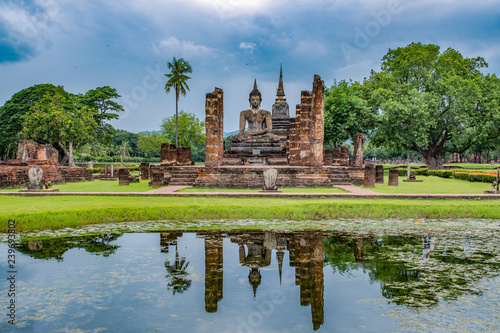 Famous place in Thailand  Sukhithai History park  