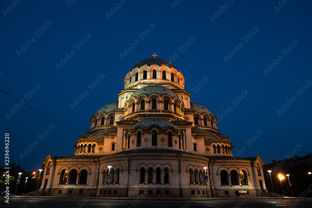 Obraz premium Alexander-Newski-Kathedrale in Sofia, Bulgarien.