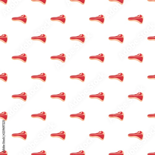 Fresh meat steak pattern seamless vector repeat for any web design