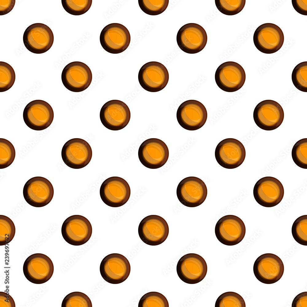 Snack choco biscuit pattern seamless vector repeat for any web design