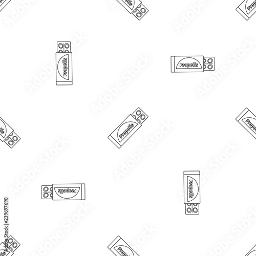 Propolis pills icon. Outline illustration of propolis pills vector icon for web design isolated on white background