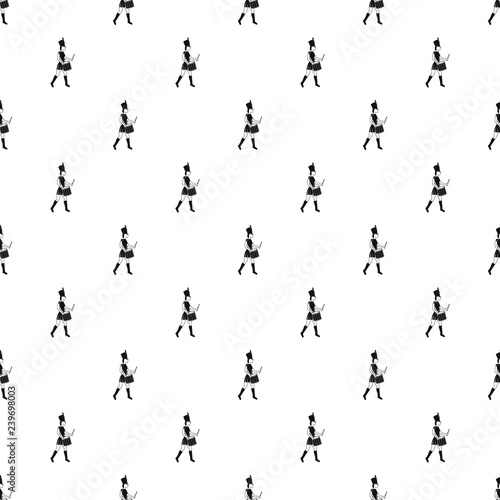 Woman drummer pattern seamless vector repeat geometric for any web design