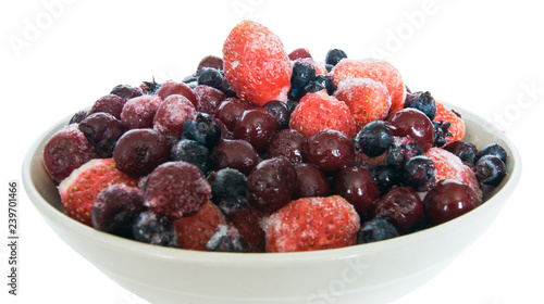 frozen berry platter