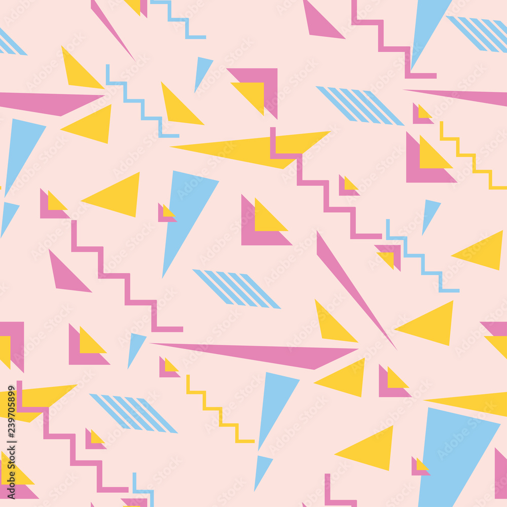Abstract geometrical shapes seamless pattern background Abstract geometrical shapes seamless pattern background