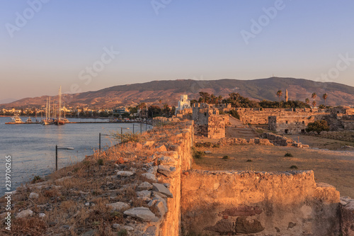 ruins in the fortress of Kos