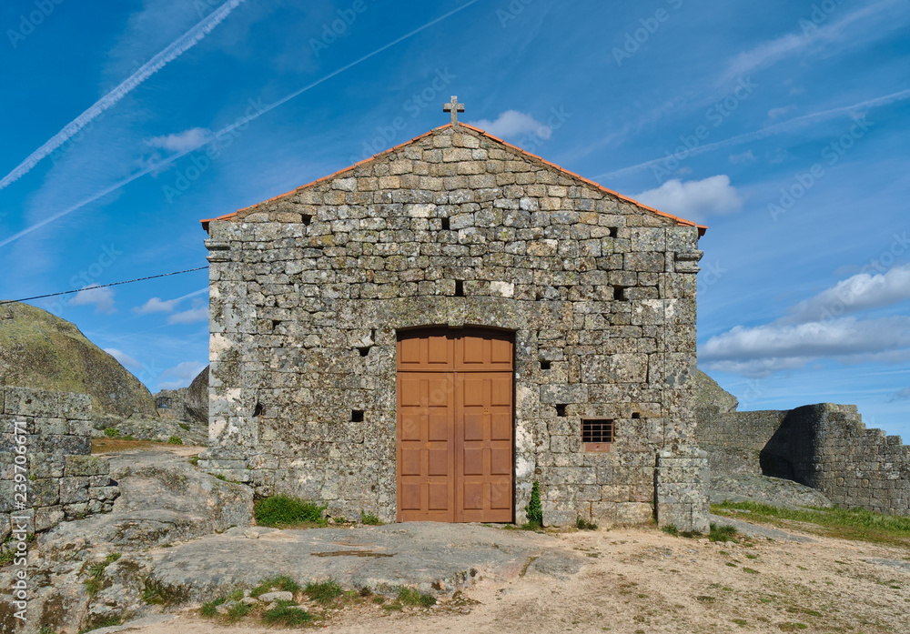 Santa Maria do Castelo Chapel in Monsanto. Castelo Branco, Portugal Santa Maria do Castelo Chapel in Monsanto. Castelo Branco, Portugal