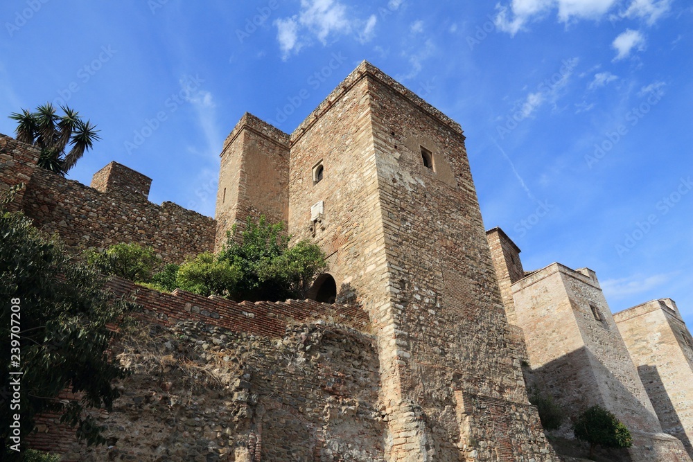 Malaga medieval fortifications