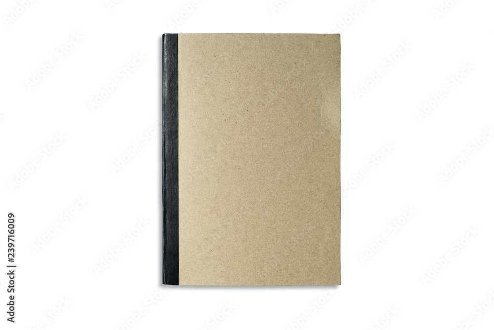 Book on white isolated background, cut paths, easy for used Book on white isolated background, cut paths, easy for used