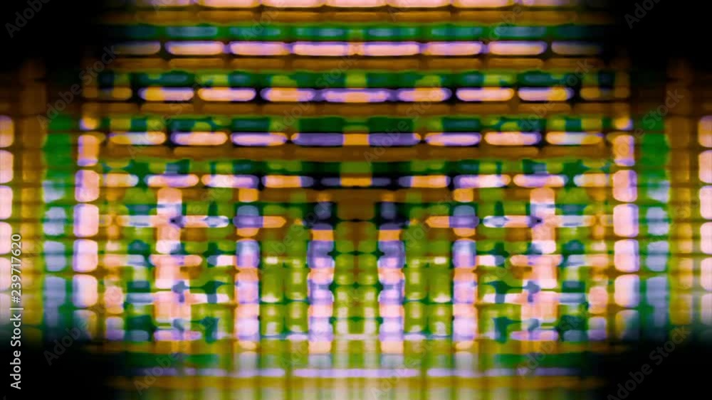 Video Flux 098: Device screen pixels fluctuate with color and video motion (Loop). Video Flux 098: Device screen pixels fluctuate with color and video motion (Loop).