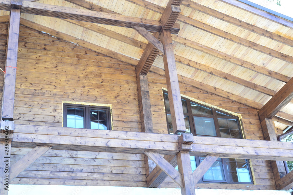 Obraz premium House from timber.