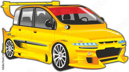 Coche amarillo