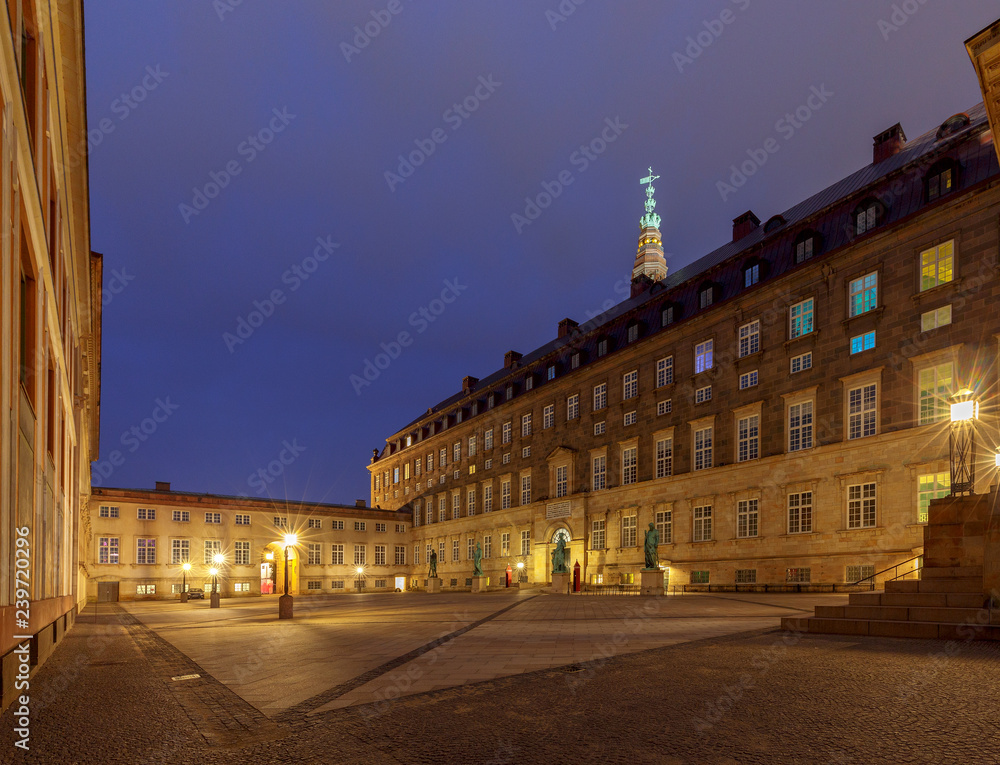 Copenhagen. Houses of Parliament. Christiansborg.