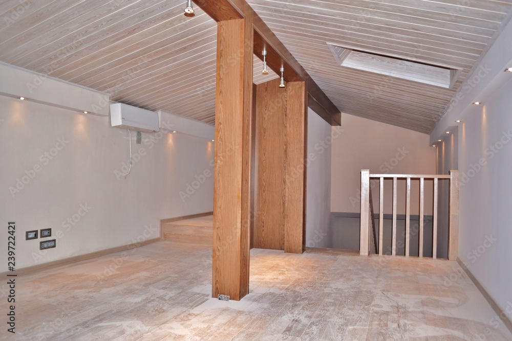 Attic finish, Stock Photo | Adobe Stock