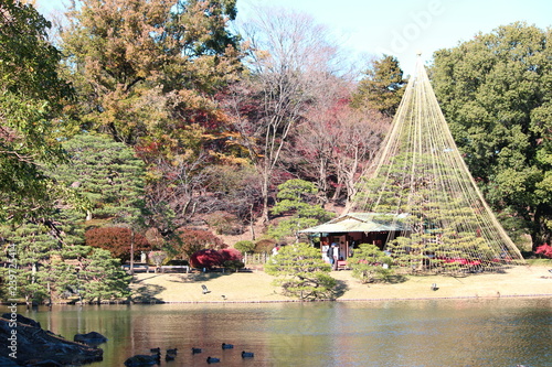 The famous Japanese garden named Rikugien photo