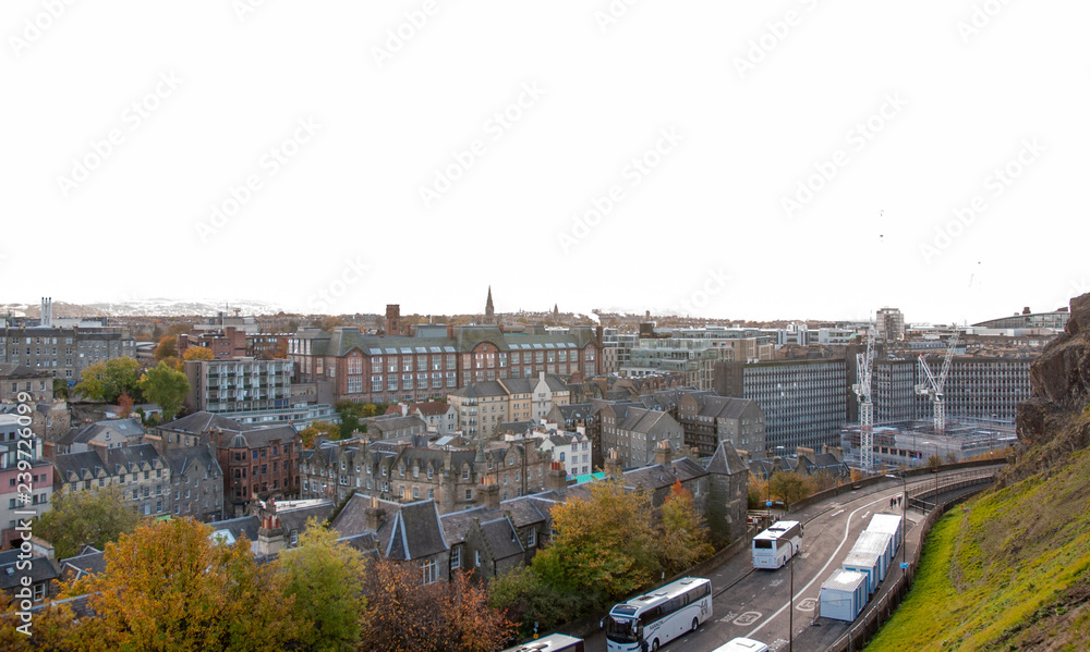 View over Edinburgh, Scotland View over Edinburgh, Scotland