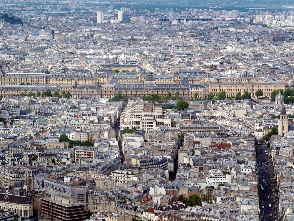 Panorama of the city of Paris