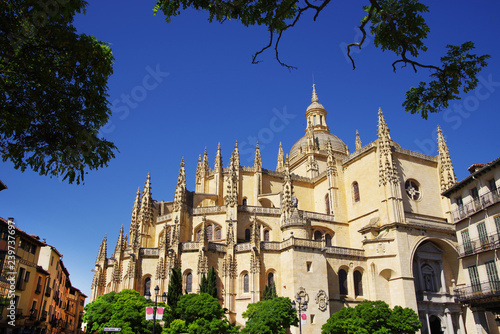 Segovia Cathedral is a Gothic-style Roman Catholic cathedral in Spain, Europe