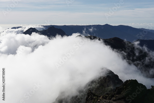 Obraz na płótnie Pico Ruivo Madeira Portugal w salonie