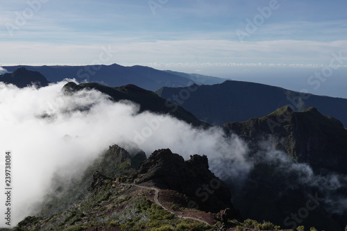 Obraz na płótnie Pico Ruivo Madeira Portugal w salonie