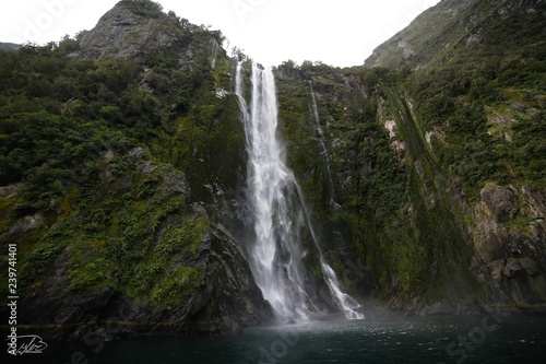 Sterling Falls Milford Sound  NZ