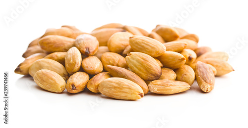 Salty roasted almonds.