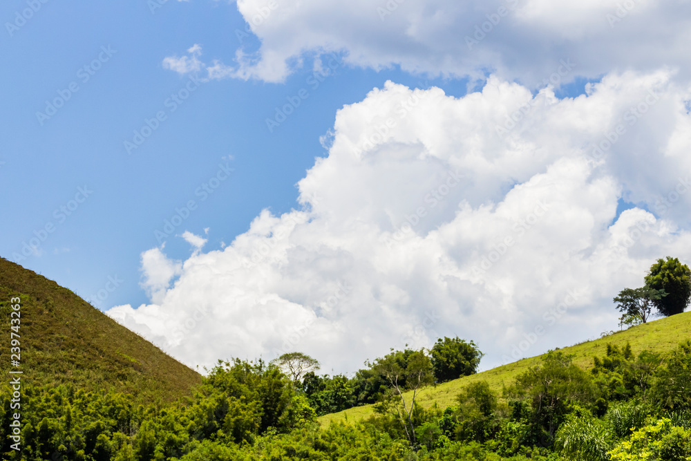 hills background and blue sky and clouds hills background and blue sky and clouds