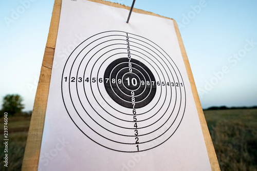 target for shooting outdoors