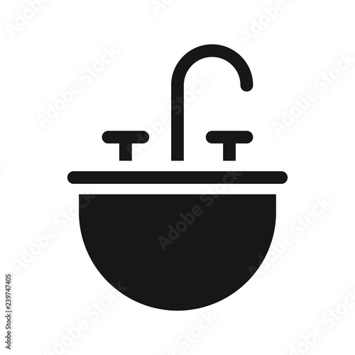 Sink icon vector