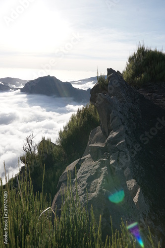 Obraz na płótnie Pico Ruivo Madeira Portugal w salonie