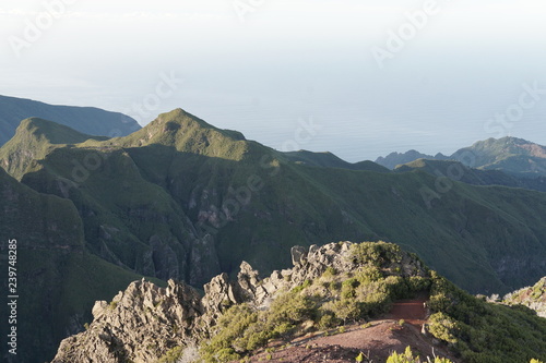 Obraz na płótnie Pico Ruivo Madeira Portugal w salonie