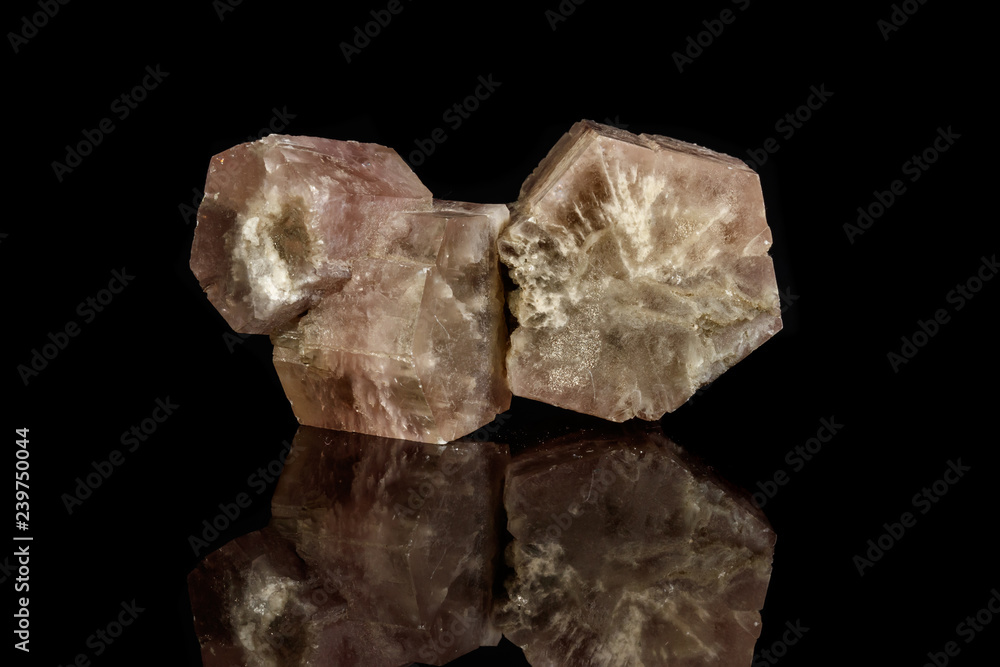 Macro mineral stone Aragonite on a black background Macro mineral stone Aragonite on a black background