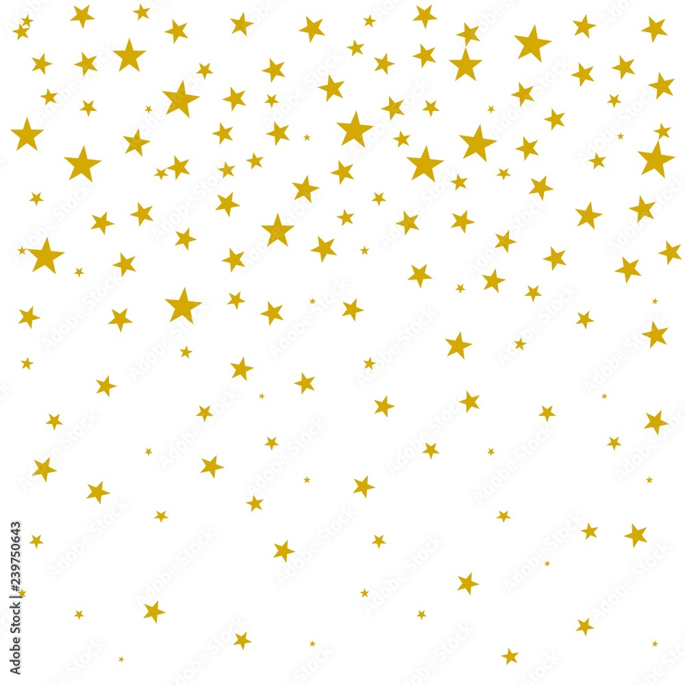 Stars background, gold yellow color Stars background, gold yellow color