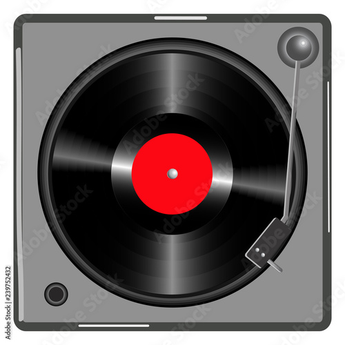 Vinyl record player