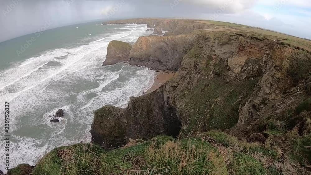 storm approaching cliffs storm approaching cliffs