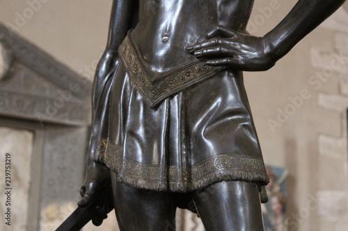 Verrocchio's David (Detail) #3 photo