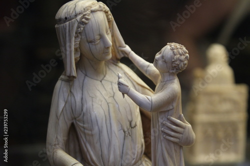 Madonna and Child with Bird photo