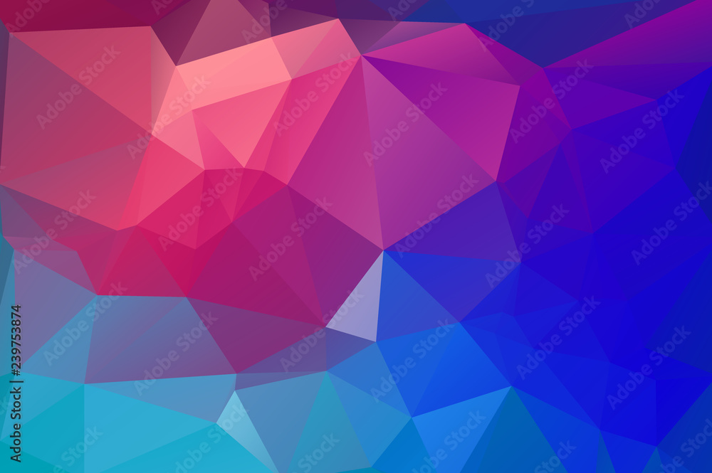 Obraz premium Flat color geometric triangle wallpaper
