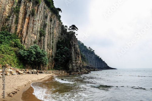 Fototapeta Naklejka Na Ścianę i Meble -  Lava columns (volcanic rock) in Guzelcehisar, Bartin, Turkey