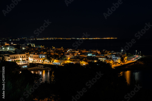 Salento - Veduta notturna di Santa Maria al Bagno © Biagio