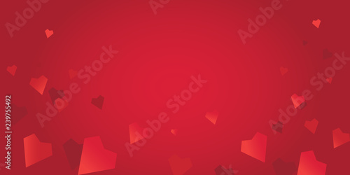 Valentines Day modern Background. Template. Valentines day hearts.