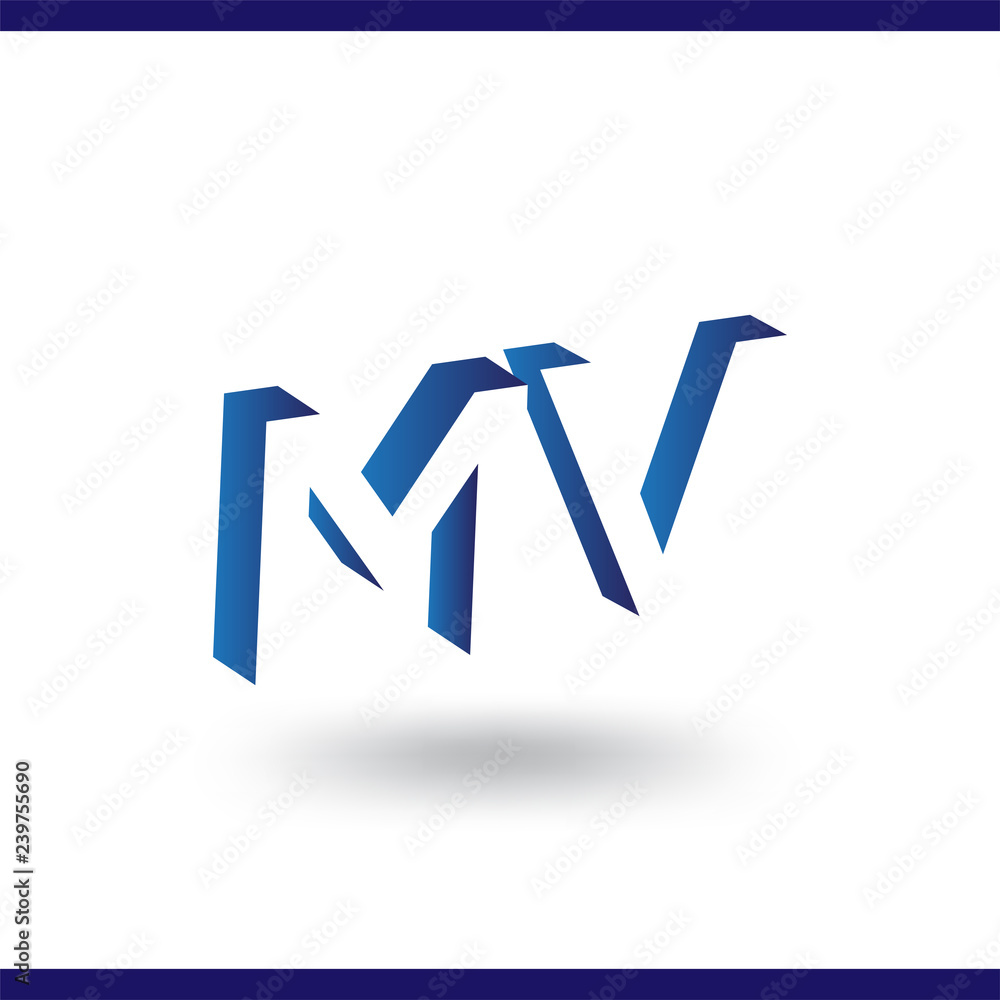 initial letter with negative space logo icon vector template initial letter with negative space logo icon vector template