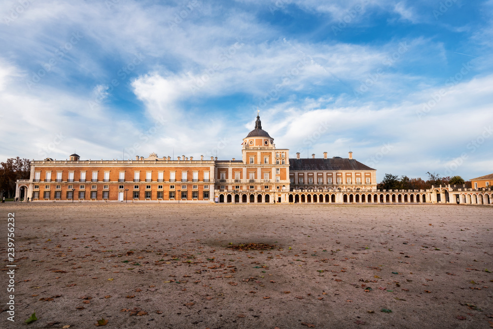 Royal palace of Aranjuez, Madrid, Spain.